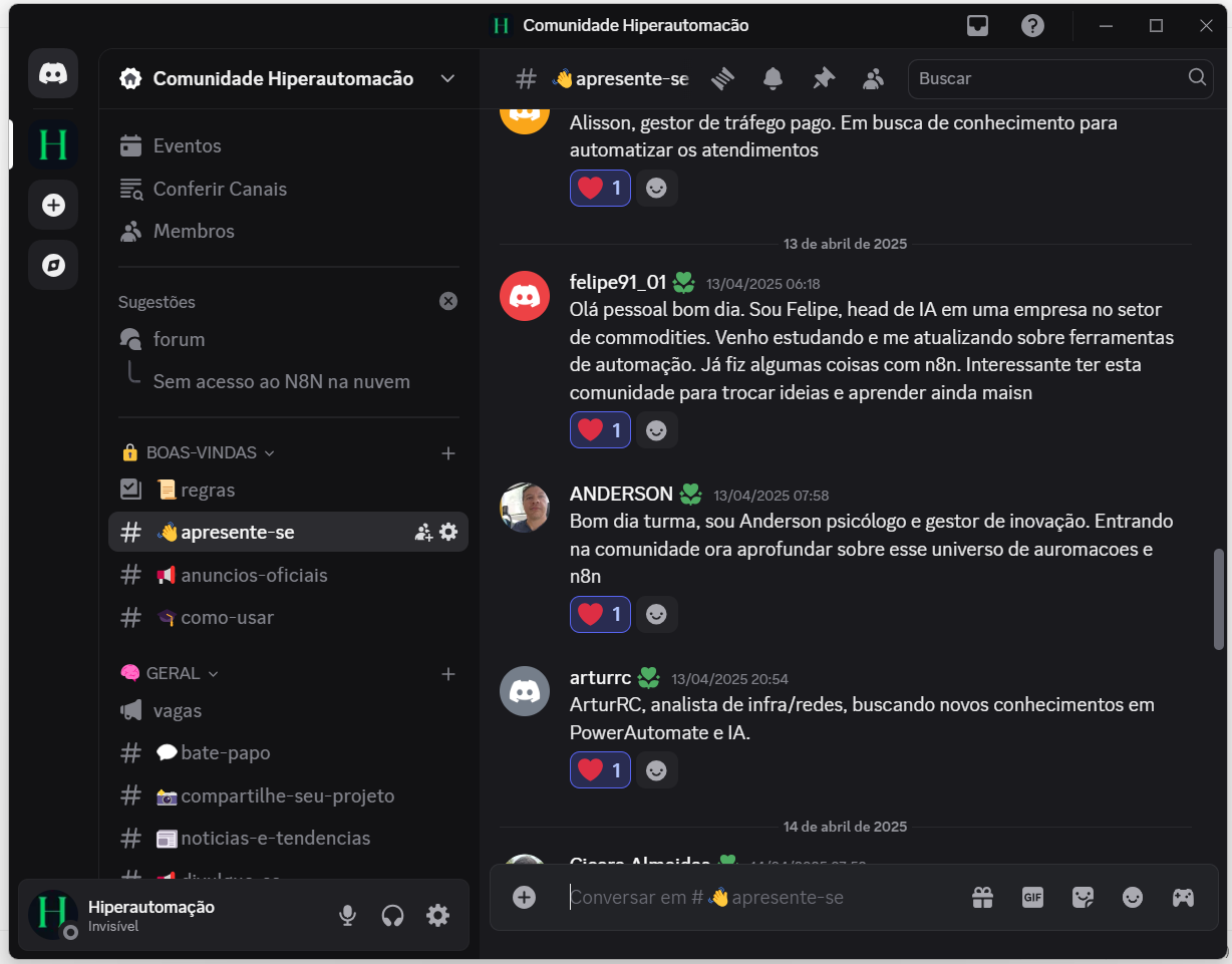 comuidade Discord comuidade Discord